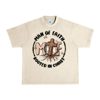Sandshell man of faith Urban Heavy Tee - MaliasSmallBusiness