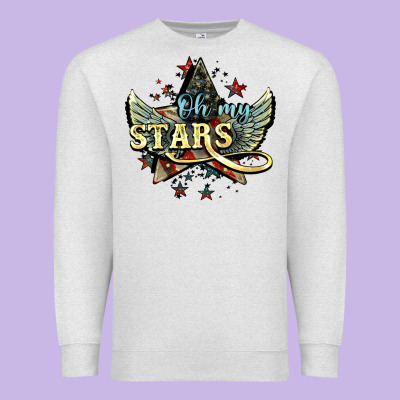 Oh My Stars America Wings 4th Of July Premium Sweatshirt Designed By Howdyjamesfarm