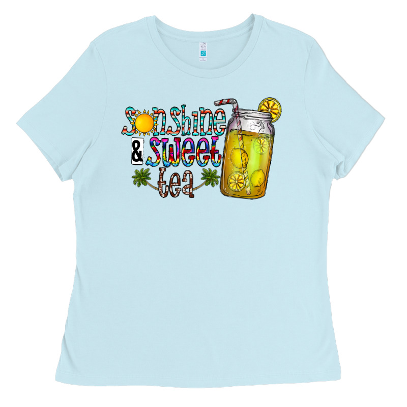 Sunshine & Sweet Tea Ladies Tee by CowhideDigitalArt | Teevron