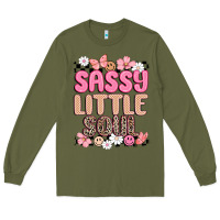 Army Green sassy little soul Long Sleeve Tee - MaliasSmallBusiness