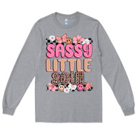 Heather Grey sassy little soul Long Sleeve Tee - MaliasSmallBusiness