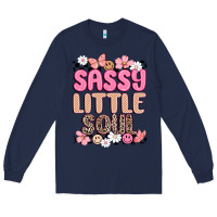 Navy sassy little soul Long Sleeve Tee - MaliasSmallBusiness