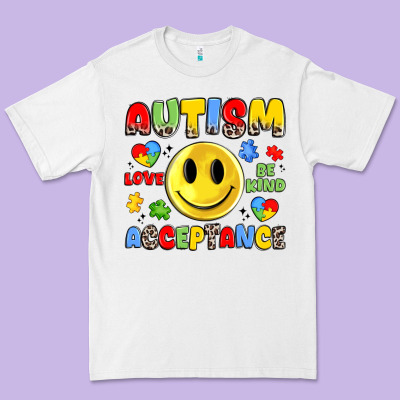 Autism Acceptance Premium Tee Designed By Jahusdesignshop
