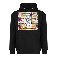 Black mother's day she is inspiring fearless selfless strong love wilse mom  Heavyweight Hoodie - TumblerDesignByShophia