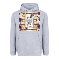 Heather Grey mother's day she is inspiring fearless selfless strong love wilse mom  Heavyweight Hoodie - TumblerDesignByShophia