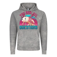 Cloud Rock you axolotl questions 80's retro sunset Vintage Hoodie - Jasminsmagicworld