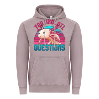 Vintage Zinc you axolotl questions 80's retro sunset Vintage Hoodie - Jasminsmagicworld
