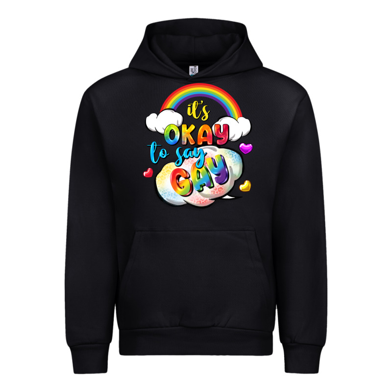 Its Okay To Say Gay Pride Urban Hoodie by FaDigitalArtStudio | Teevron