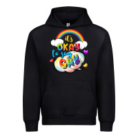 Black its okay to say gay pride Urban Hoodie - FaDigitalArtStudio