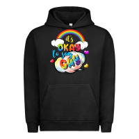 Pigment Black its okay to say gay pride Urban Hoodie - FaDigitalArtStudio