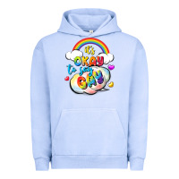 Pigment Grape Ice its okay to say gay pride Urban Hoodie - FaDigitalArtStudio