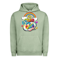Pigment Oil Green its okay to say gay pride Urban Hoodie - FaDigitalArtStudio