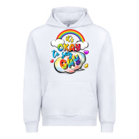 White its okay to say gay pride Urban Hoodie - FaDigitalArtStudio