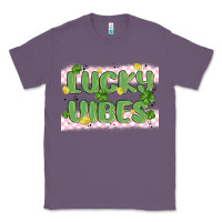 Lavender lucky vibes Classic Tee - MaliasSmallBusiness