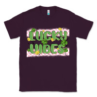 Plum lucky vibes Classic Tee - MaliasSmallBusiness