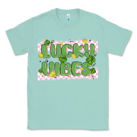 Seafoam lucky vibes Classic Tee - MaliasSmallBusiness