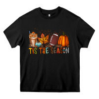 Black tis the season Heavy Core Tee - RacoonDesign
