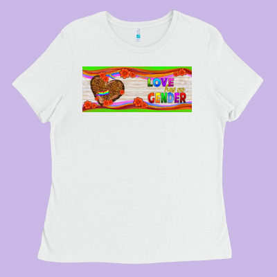 Love Has No Gender Mug 15 Oz Ladies Tee Designed By Hra Design Shop