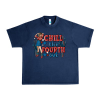 Navy chill the fourth out malia Urban Heavy Tee - MaliasSmallBusiness