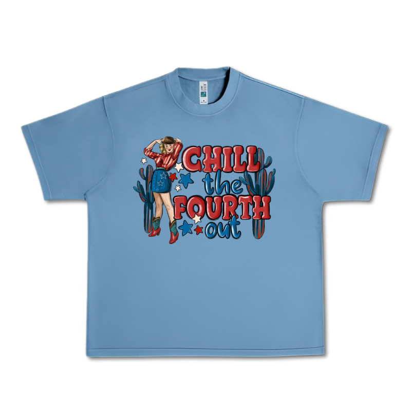 Chill The Fourth Out Malia Urban Heavy Tee by MaliasSmallBusiness | Teevron