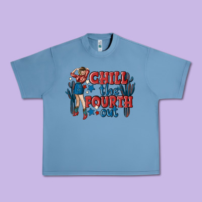 Chill The Fourth Out Malia Urban Heavy Tee Designed By Maliassmallbusiness