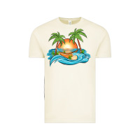 Vintage Arctic sunset beach scene Vintage Tee - MaliasSmallBusiness
