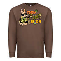 Chestnut The hunt is on Easter Day Premium Sweatshirt - HowdyJamesFarm