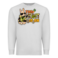 Dove Grey The hunt is on Easter Day Premium Sweatshirt - HowdyJamesFarm