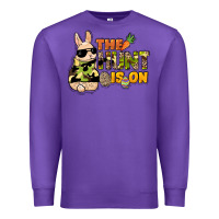 Purple The hunt is on Easter Day Premium Sweatshirt - HowdyJamesFarm
