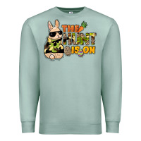 Seafoam The hunt is on Easter Day Premium Sweatshirt - HowdyJamesFarm
