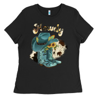 Black howdy Ladies Tee - JahusDesignShop