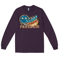 Plum tastes like freedom Long Sleeve Tee - NancyCooperArtShop