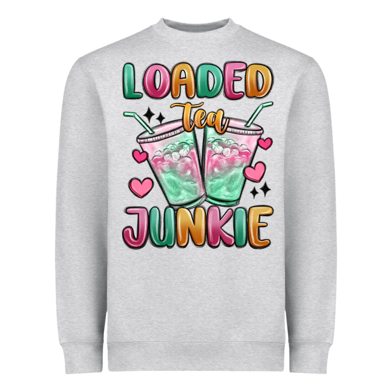 Loaded Tea Junkie Heavyweight Sweatshirt by MaliasSmallBusiness | Teevron