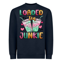 Navy loaded tea junkie Heavyweight Sweatshirt - MaliasSmallBusiness