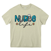 Mossy Nurse life Heavy Core Tee - CowhideDigitalArt