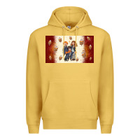Antique Gold cartoon wizards Premium Hoodie - TumblerDesignByShophia