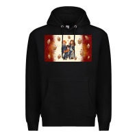 Black cartoon wizards Premium Hoodie - TumblerDesignByShophia