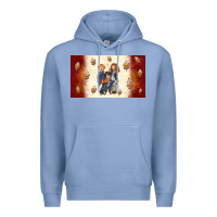 Colony Blue cartoon wizards Premium Hoodie - TumblerDesignByShophia