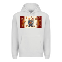Dove Grey cartoon wizards Premium Hoodie - TumblerDesignByShophia