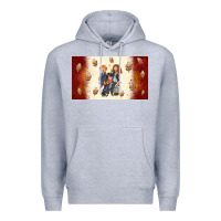 Heather Grey cartoon wizards Premium Hoodie - TumblerDesignByShophia