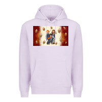 Lilac cartoon wizards Premium Hoodie - TumblerDesignByShophia