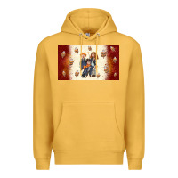 Mustard cartoon wizards Premium Hoodie - TumblerDesignByShophia