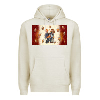 Oatmeal Heather cartoon wizards Premium Hoodie - TumblerDesignByShophia
