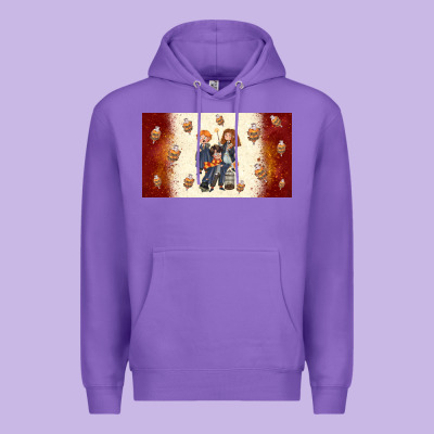 Cartoon Wizards Premium Hoodie Designed By Tumblerdesignbyshophia