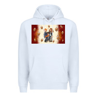 White cartoon wizards Premium Hoodie - TumblerDesignByShophia