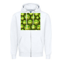 White st. patrick's day lucky face Zipper Hoodie - RanaPortraitStore