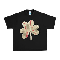 Black baseball distressed shamrock Urban Heavy Tee - MaliasSmallBusiness