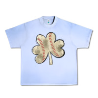 Grape Ice baseball distressed shamrock Urban Heavy Tee - MaliasSmallBusiness