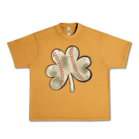 Peanut Butter baseball distressed shamrock Urban Heavy Tee - MaliasSmallBusiness