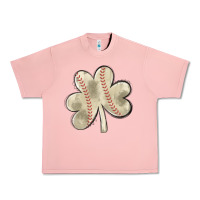 Salmon baseball distressed shamrock Urban Heavy Tee - MaliasSmallBusiness